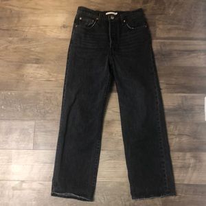 LEVIS ribcage straight leg jeans!